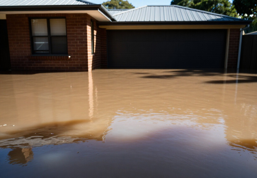 Before and After Flood Damage in Glenorie